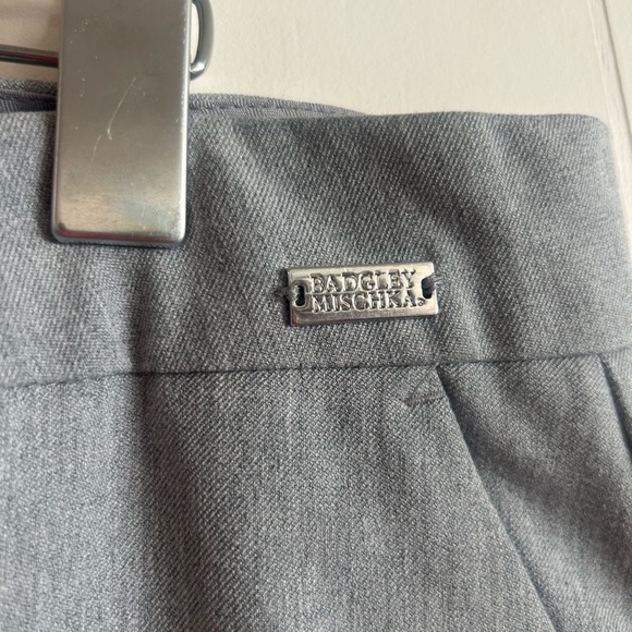 Badgley Mischka, size 14, Classic Tailored Dress Pants in Light Gray - Picture 3 of 8
